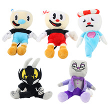 Bonecos de pelúcia do diabo para crianças, brinquedo de pelúcia macia, video game, cuphead, chefe, o diabo, lendário, calcedouro 2024 - compre barato