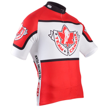 NEW Hot Customized JIASHUO 2016 Red Canada pro / road RACING Team Bicycle Bike Pro Cycling Jersey / Wear / Clothing / Breathable 2024 - buy cheap