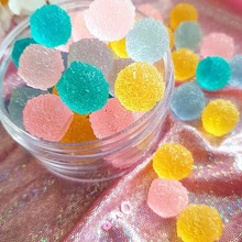 10pc mini doces comida artificial açúcar bola miniatura ornamento artesanato decoração em miniatura casa de bonecas decoração para casa diy acessórios 2024 - compre barato