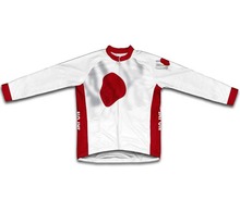 Camiseta térmica de manga larga para hombre, ropa de ciclismo con bandera de Japón, Invierno 2024 - compra barato