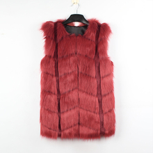 Faux Fur Coat Women Autumn Winter Thick Warm Vest Casual Sleeveless Jacket Veste Femme Plus Size Faux Fur Vest Casaco Feminino 2024 - buy cheap