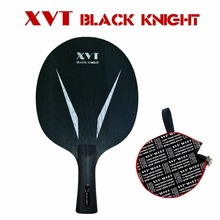 Распродажа XVT Black Knight, 5-слойное лезвие для настольного тенниса/лезвие для пинг-понга/летучая мышь для настольного тенниса, отправка с чехлом, бесплатная доставка 2024 - купить недорого