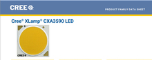 Americanos. Cree CXA 3590 150 W LED Chip 2700 ~ 3000 K 5000 ~ 6500 K branco puro / branco quente 2024 - compre barato
