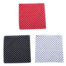 55x55cm Women Unisex Vintage Large Polka Dot Square Scarf Cotton Sport Head Wrap Bandana Multifunction Hip-Hop Dancing Wristband 2024 - buy cheap