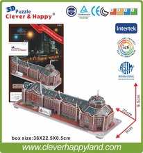 New 2014  3d puzzle Tokyo Station Marunouchi Bldg.(Japan) adult puzzle diy paper model learning & education learning & education 2024 - buy cheap