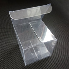 Caixa de plástico pvc transparente para embalagens, caixa de plástico em pvc transparente para presente de joias, natal, casamento, 100 peças 2024 - compre barato