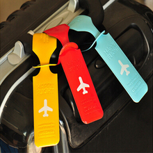 PVC Cute Travel Luggage Label Straps Suitcase ID Name Address Identify Tags Luggage Tags Airplane Travel Accessories RD879246 2024 - buy cheap