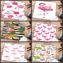 Mairuige Big Promotion Pink Flamingo Bird Gaming Player Desk Laptop Rubber Mouse Mat Mouse Keyboards Mousepad for Boyfriend 2024 - buy cheap