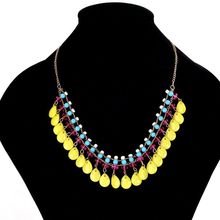Bohemia Beads Tassel Necklace Draped Pendant Choker Bid Long Party Statement Charm Sweater Gold Chain Women Fashion Boho Jewelry 2024 - buy cheap