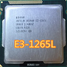 Intel xeon processador de cpu, processador de cpu de 2.4ghz 45w lga1155 e3 1265l para hp microservidor gen8 melhor que semente 2024 - compre barato