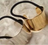 Cola de Caballo informal con anillo a presión de metal elástico, accesorios para el cabello, venta al por mayor, 2015 2024 - compra barato
