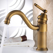 BECOLA free shipping swivel kitchen faucet deck mounted antique bathroom tap antique brass basin faucet GZ-8020 2024 - buy cheap