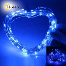 50 LED 5M Micro Silver Wire String Fairy Party Xmas Splendid Wedding Birthday Warm White Yellow Red Colorful Lights 12V 2024 - buy cheap