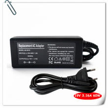 19V 3.16A 60W AC Adapter Power Supply Cord For Samsung Adp-60zh D AD-4019 SPA-830e CPA09-004A PSCV600/04A Laptop Charger Plug 2024 - buy cheap