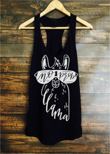 No prob llama womens tank womens tanks fast shipping adventure tank top workout tops sexy graphic funny slogan mom mother vest 2024 - buy cheap