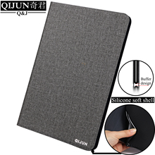 QIJUN tablet flip case for Samsung Galaxy Tab A 7.0 2016 leather fundas protective Silicone soft Shell Stand cover for T280/T285 2024 - buy cheap