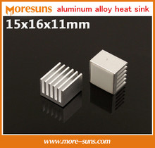 50pcs/lot 15x16x11mm Good aluminum alloy heat sink Cooling Radiator Cooler for IC MOSFET SCR,Router Heat Sink Extrusion Fins 2024 - buy cheap