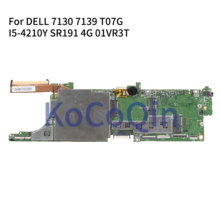 KoCoQin Laptop motherboard For DELL Venue 11 pro 7130 7139 T07G Mainboard CN-01VR3T 01VR3T I5-4210Y SR191 4G 2024 - compre barato