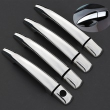 FUNDUOO For Peugeot 2008 2013 2014 2015 2016 2017 2018 Chrome Car Door Handle Cover Trim Sticker Car Styling 2024 - buy cheap