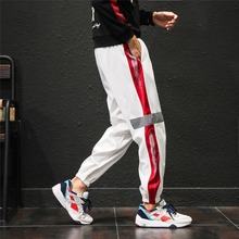 Streetwear joggers pantalon homme hip hop Pantalones hombre rayas hombre pantalones de chándal para hombre Pantalones estéticos ropa hombre casual gimnasio 2024 - compra barato