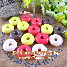 50pcs/lot Flat back resin Mister Donut 23mm mixed kawaii cabochon home decoration 2024 - buy cheap