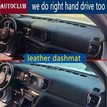 For Kia Sportage QL 2016 2017 2018 2019 Leather Dashmat Dashboard Cover Car Dash Mat SunShade Carpet pads accessories  Styling 2024 - buy cheap