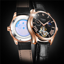 OCHSTIN Mens Watch Tourbillon Automatic Mechanical Top Brand Luxury Sport Military Wristwatch Genuine Leather Male Clock 2028 2024 - buy cheap