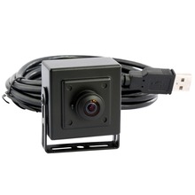 Mini cámara web de aluminio de 1mp, lente ojo de pez de color cmos ov9712 con sensor, mini pc, usb, UVC o Windows, android ,linux 2024 - compra barato