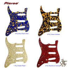Pleroo Custom Guitar Parts - For Left Handed 62 Year 11 Screw Hole Standard St SSS Guitar Pickguard Scratch Plate 2024 - buy cheap