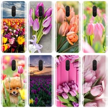 Tulips flower Spring field Red pink yellow purple Phone Case For redmi NOTE 4 5 6 7 NOTE 4X 5A 5 6 For redmi 4 4A 4X 5A 5 PLUS 2024 - buy cheap