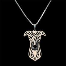 Collares para perros y mascotas, joyería de moda, colgante de Galgo, collares de Metal, envío directo 2024 - compra barato