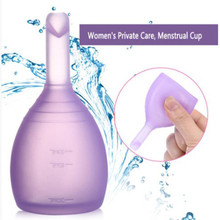 Copa Menstrual para mujeres, de silicona suave copa Menstrual, reutilizable, higiene médica, 3 colores, 2 tamaños 2024 - compra barato