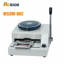 WSDM-68C RCIDOS ручной кодовый принтер, машина для тиснения ПВХ-карт, машина для печати на гравировке, принтер для кодов с именной картой 2024 - купить недорого
