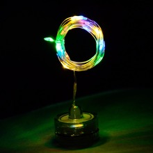 2M 20leds Copper Wire LED String Lights Waterproof Holiday Fairy Bottle String For Christmas Tree Wedding Party Decoration 2024 - buy cheap