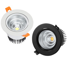 Dimmable led downlight lamp 3W 5W 7W 9W 12W 15W cob led spotlight 220V / 110V ceiling recessed downlights round led panel light 2024 - buy cheap