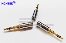 NCHTEK Golden Plated 2.5mm Stereo Male Audio Headphone Jack Converter Adapter Connector/Free shipping/20PCS 2024 - buy cheap