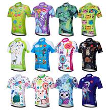 Weimostar-camisetas de ciclismo de manga corta para niños, Ropa de deportes de bicicleta de secado rápido, Verano 2024 - compra barato