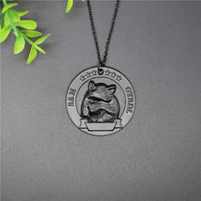 New Vintage Sam Oyedl Medal Necklace Retro Style Metal Samoyed Pendant Necklace Women Jewellery Dog Jewellery 2024 - buy cheap