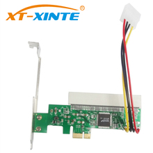 ID 1083 PCI-Express к PCI-адаптеру PCI-E X1/X4/X8/X16, слот с 4-контактным кабелем питания, зеленая карта Q00440 2024 - купить недорого