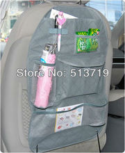 Dongzhen Grey Car Back Seat Organizer Auto Travel Multi-Pocket Storage Bag Holder M01 2024 - buy cheap