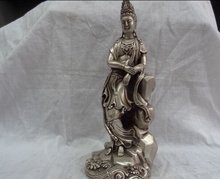 Música voge gem s2658 10 ", estátua da deusa de bronze do budismo da china kwan-yin quanyin 2024 - compre barato