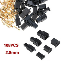 108Pcs 2/3/4/6/9 pin 2.8mm Automotive Electrical wire Connector Male Female Cable Terminal Plug Kit For Motorcycle ebike car 2024 - buy cheap