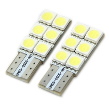 2021 nova 2x t10 194 168 5050 6 smd led cunha lâmpada cauda do carro turn light 2024 - compre barato