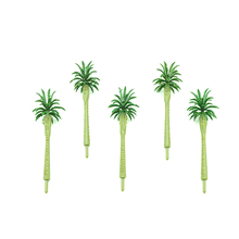 8cm scale Coconut Palm Trees  Railroad Layout Garden Landscape Scenery Miniatures Architectural Model Toys 2024 - buy cheap