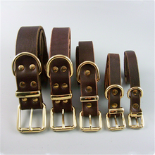 New Fashion PU Leather Dog Collar Simple Comfort  Pet Collar for Medium and Big Dog Pet Accessories(brpwn) 2024 - buy cheap