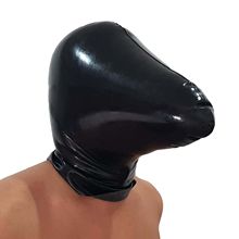 Geschlossene Latex Maske aus Gummi,Latex Mask Rubber Hood 2024 - buy cheap