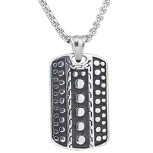 New Punk Pendants Stainless Steel Dot Pendant For men, New Design Cool Jewelry 2024 - buy cheap