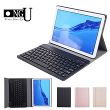 Bluetooth Keyboard Case For Huawei MediaPad T5 10 10.1 AGS2 W09-W19 L03 L09 Detachable Keyboard Flip Leather Tablet Cover Stand 2024 - buy cheap