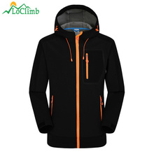 LoClimb Softshell Jacket Men Windproof Waterproof Jackets Men's Windbreaker Rain Coat Outdoor Sport Camping/Hiking Jacket AM039 2024 - buy cheap