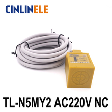 TL-N5MY2 5mm sensing AC 2-WIRE NC Cube shell inductive Screen shield metal proximity switch TL-N5M proximity sensor 18*18*36 2024 - buy cheap